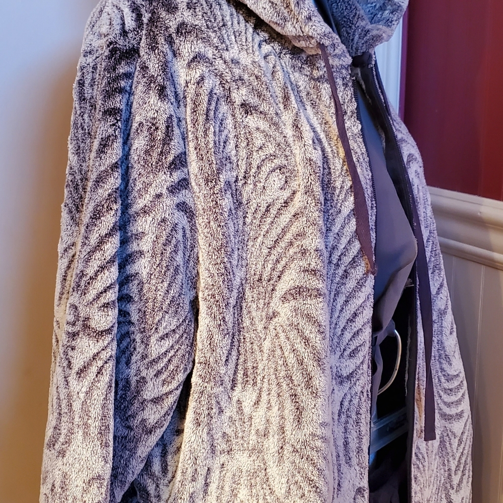 Xl Sweat Set Hood Zipper Front Pull String Pants - image 3